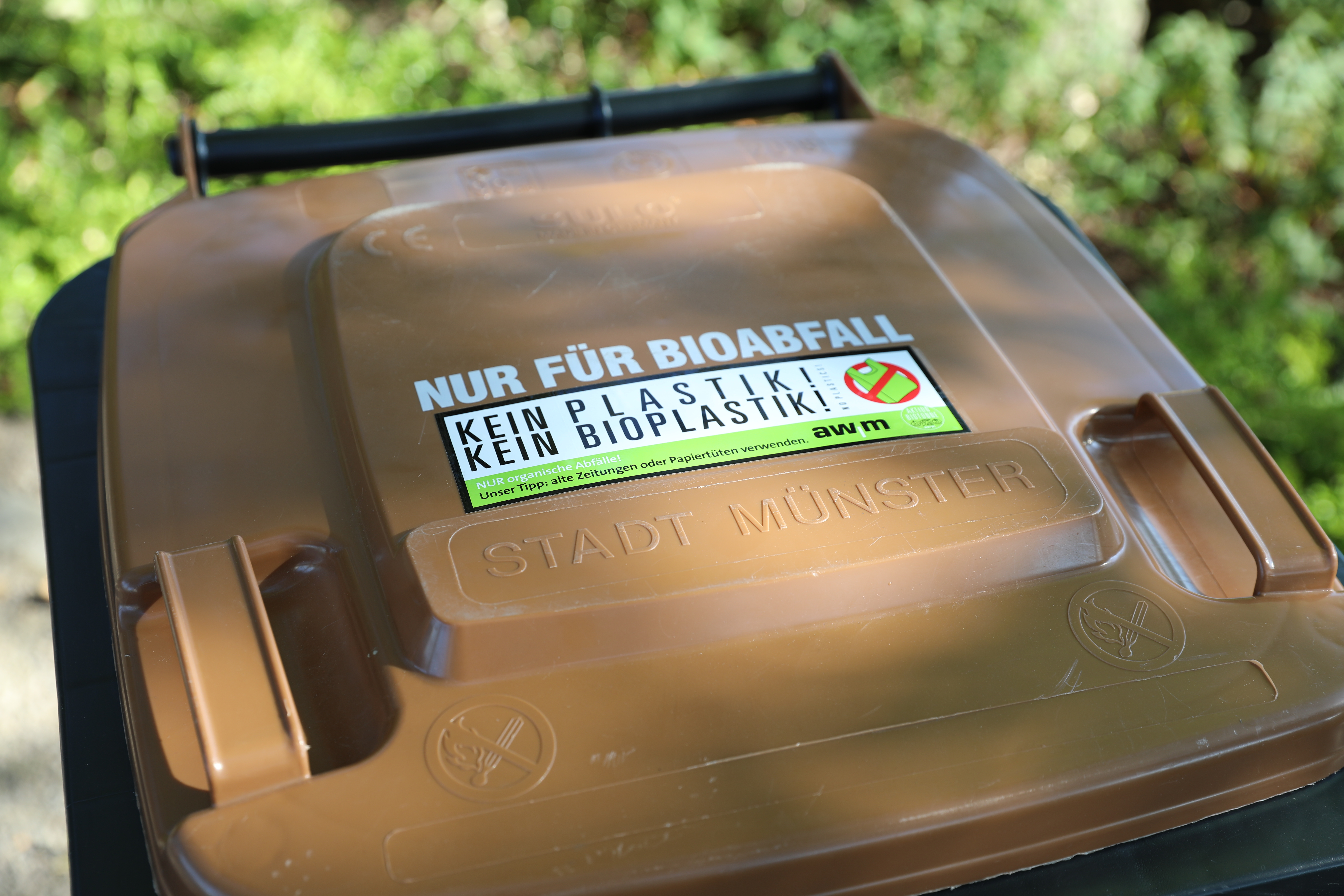 "Bitte kein Plastik" Aufkleber