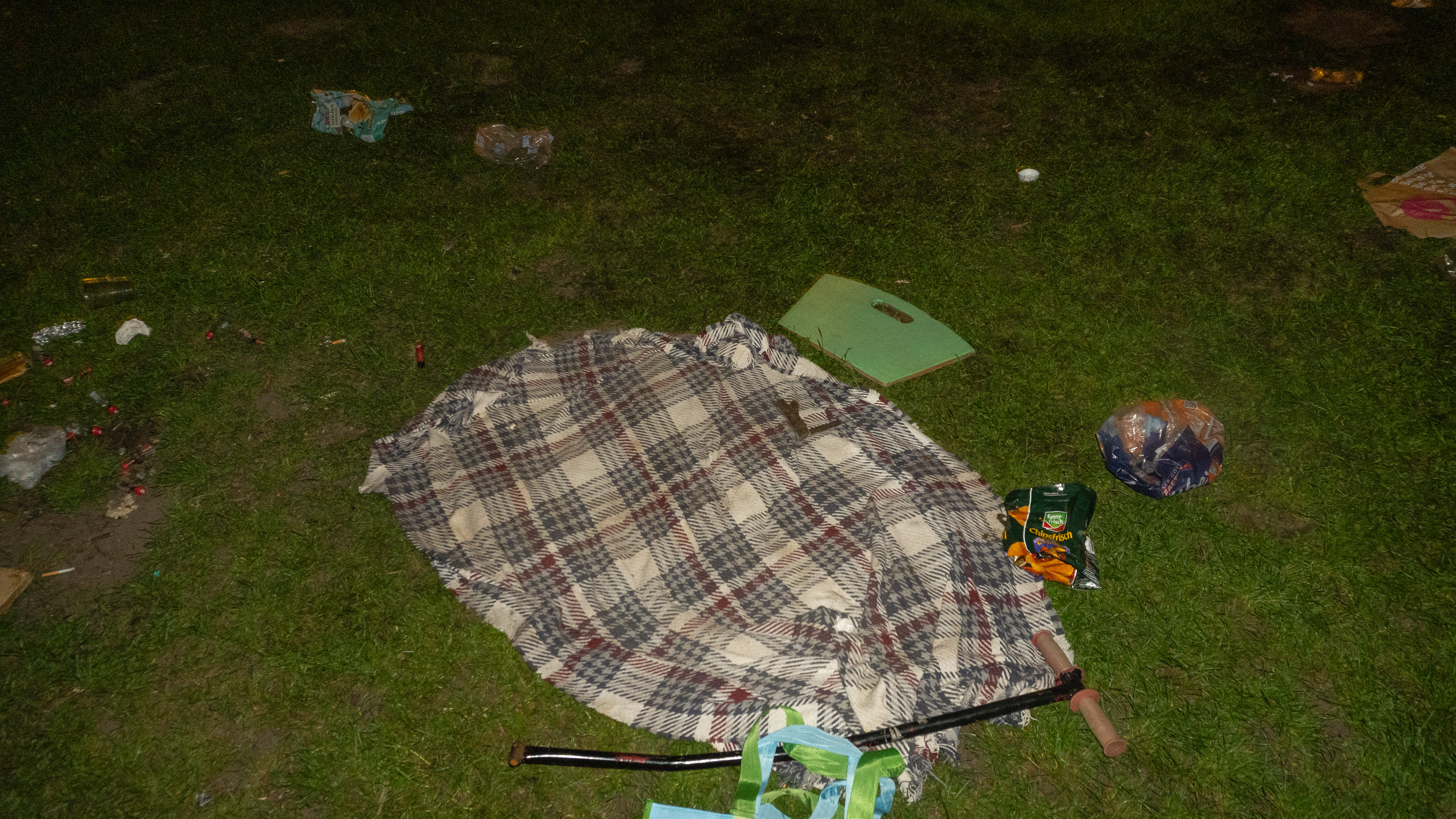 Partyabfälle am Aasee