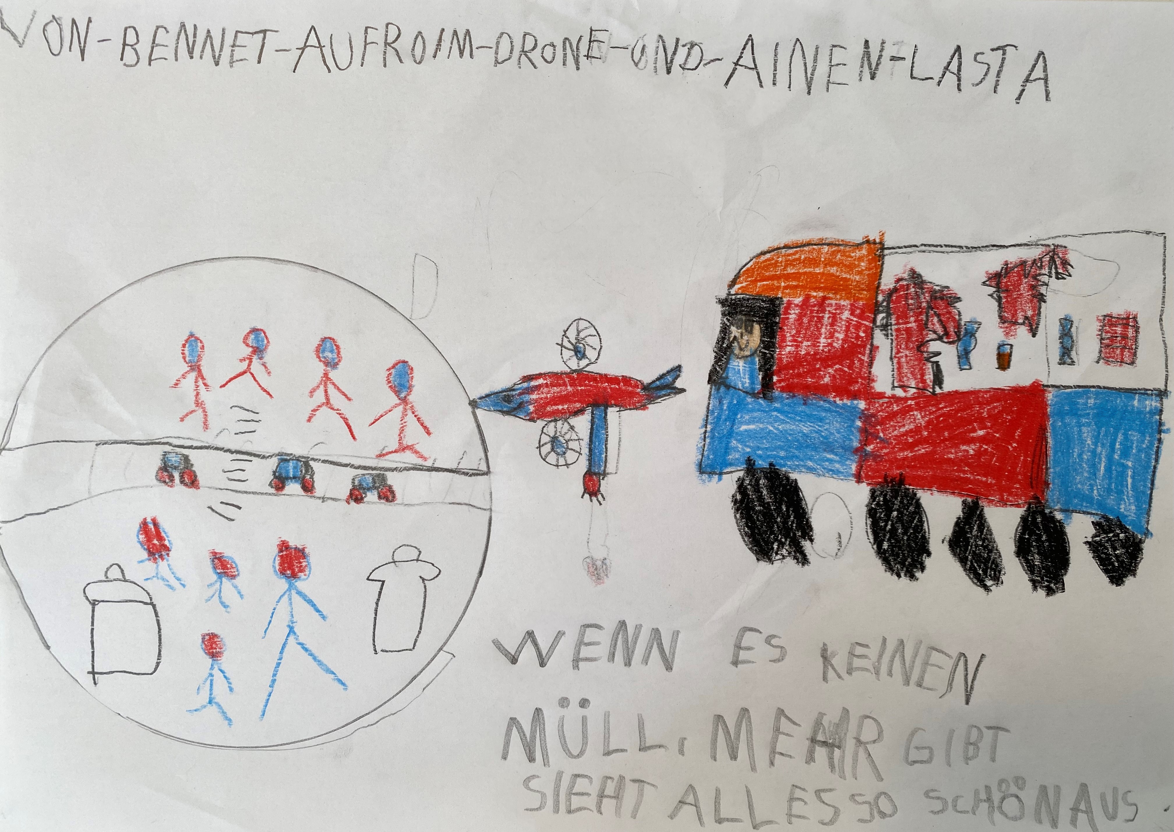 Aufräumdrohne (Bennet 6)