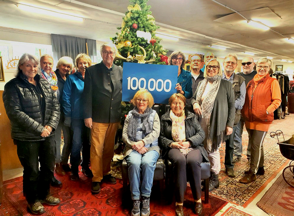 Gruppenfoto Aktion Krebsberatungsstelle Münster