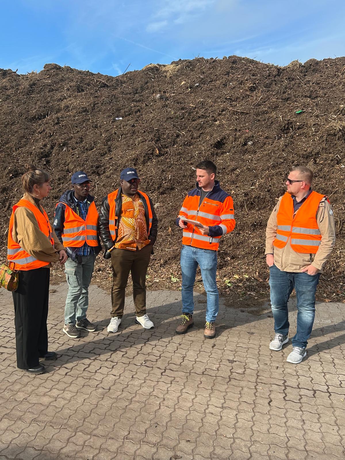 Besichtigung der Kompostierungsanlage in Münster/Coerde